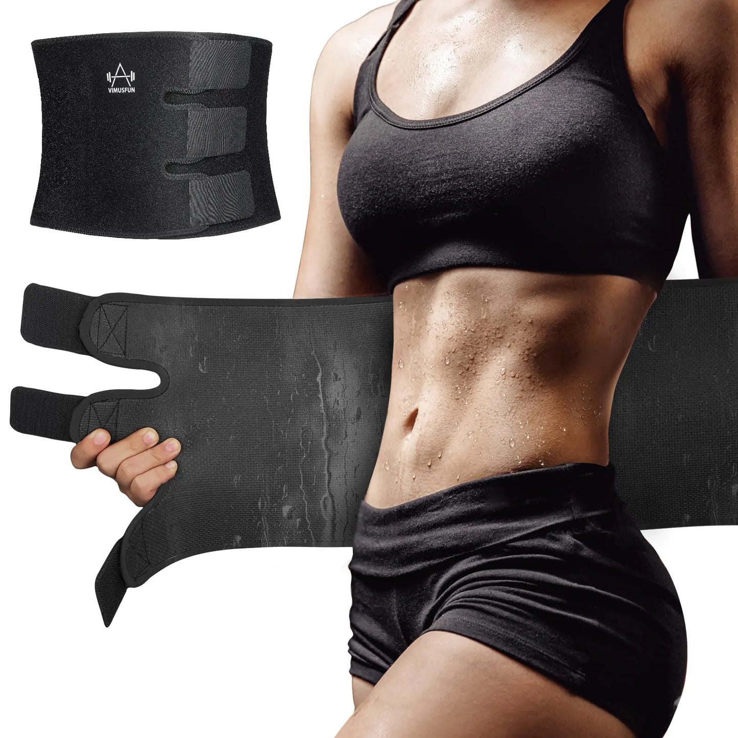 VIMUSFUN Waist Trimmer for Women Belly Fat Sweat