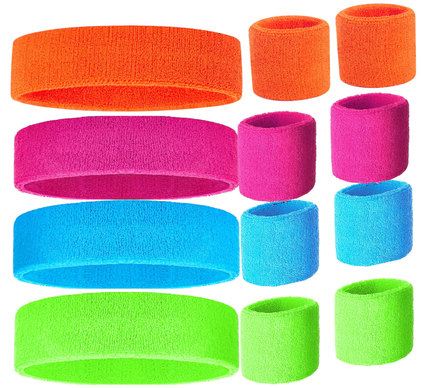 80s Sweatband Sports Headband